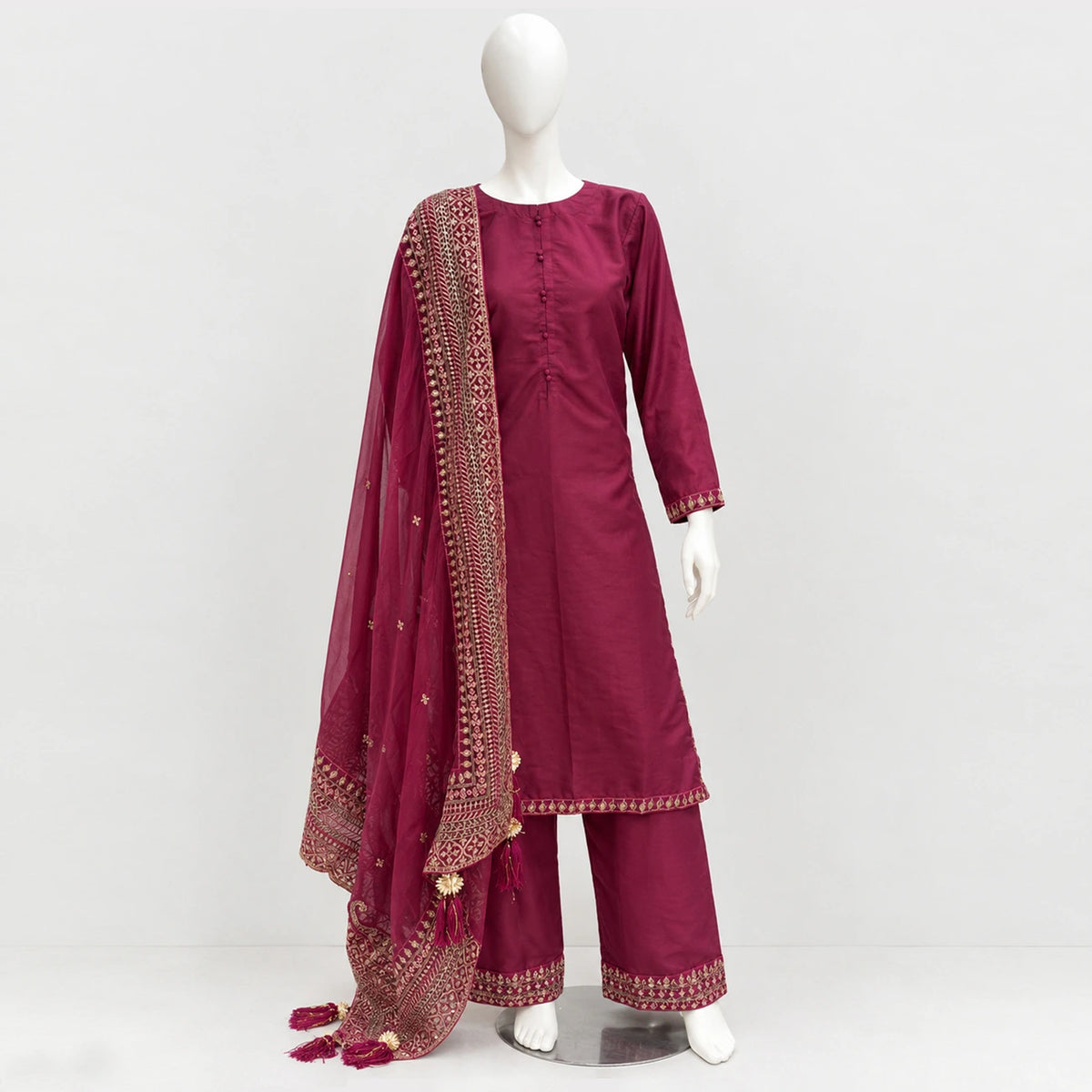 Royal Burgundy Elegance