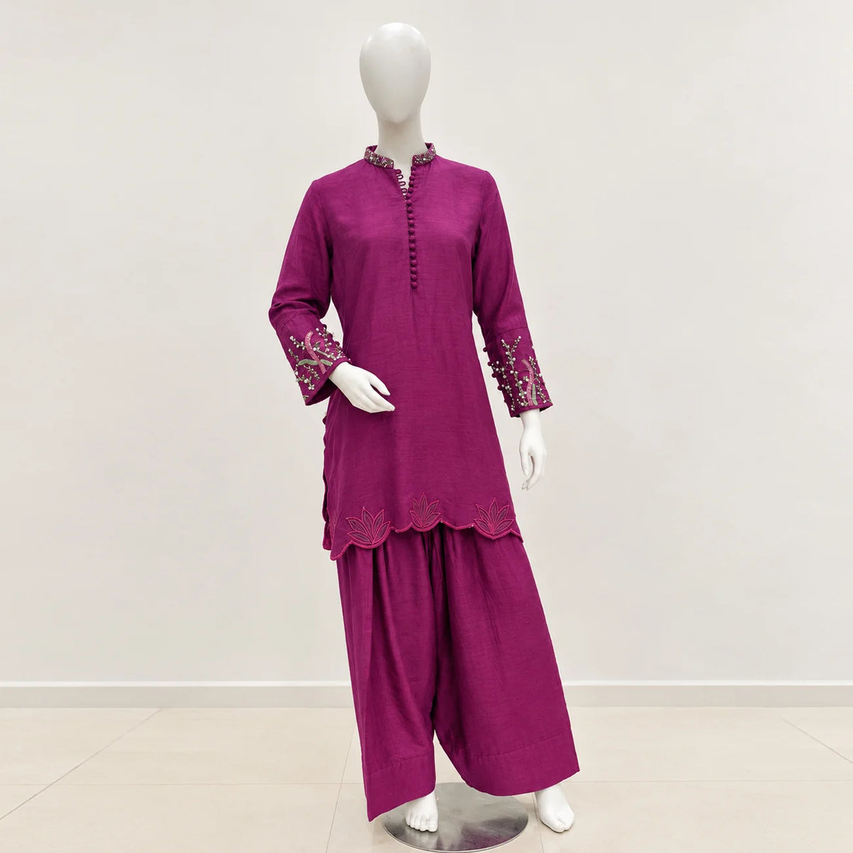 Plum Pearl Elegance